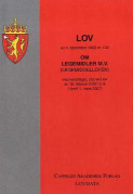 lov om legemidler lov om legemidler